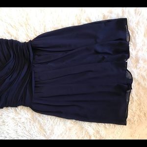 GREAT CONDITION navy chiffon dress